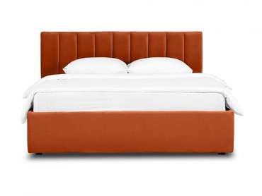 Кровать Queen Sofia 160х200 Lux терракотового цвета с подъемным механизмом
