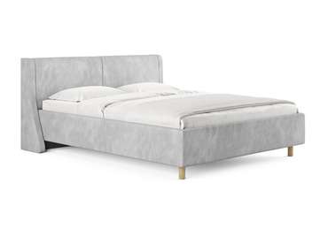 Кровать Barcelona 160х200 серого цвета без основания и подъемного механизма