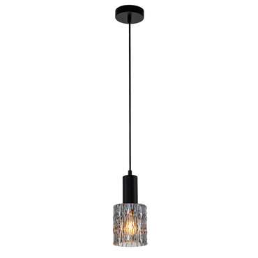 Подвесной светильник RAIN 10189/1S Black (стекло, цвет дымчатый)