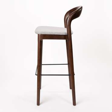 Барный стул Леман серо-коричневого цвета