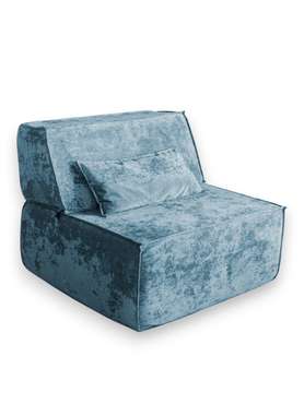 Бескаркасное кресло Клайд бирюзового цвета