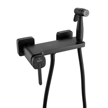Гигиенический душ со смесителем Rose R315H черного цвета