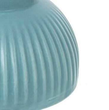 Керамическая ваза голубого цвета 