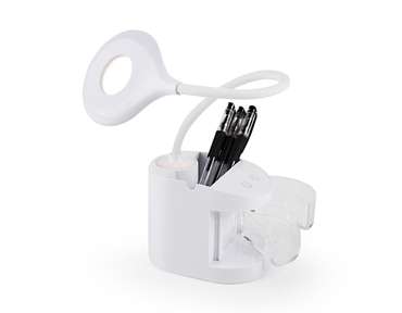 Настольная лампа Desk DE561 (пластик, цвет белый)