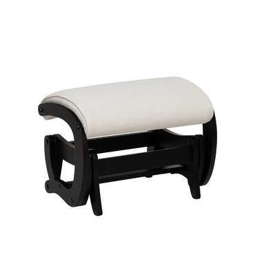 Пуф-маятник Универсальный белого цвета с кантом