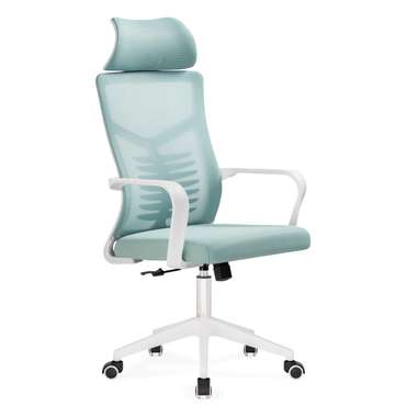 Офисное кресло Montana бело-голубого цвета