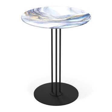 Кофейный стол Cosmic бело-синего цвета