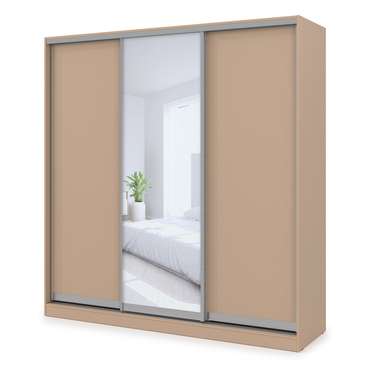 Шкаф-купе Comfort 21.9 бежевого цвета