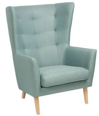 Кресло для отдыха Саари мятно-серого цвета