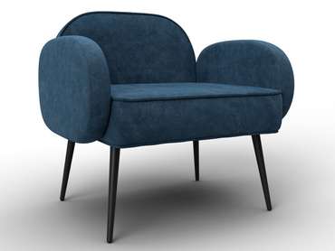 Кресло Лига-086 синего цвета