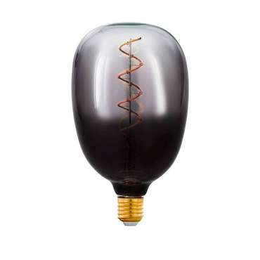 Диммируемая светодиодная лампа филаментная 220V T120 E27 4W 2000K серого цвета