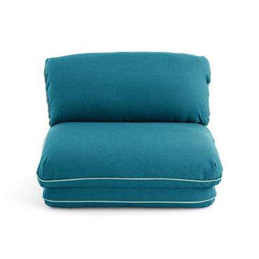 Многопозиционное низкое кресло Eserita синего цвета