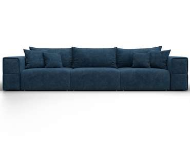 Диван-кровать Лига-058 Лонг синего цвета