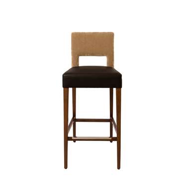 Барный стул Stella бежево-коричневого цвета