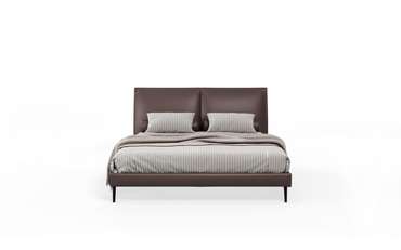 Кровать Sam Bow 180х200 темно-коричневого цвета