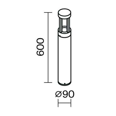Ландшафтный светильник Outdoor O458FL-L9GF3K Vint Outdoor