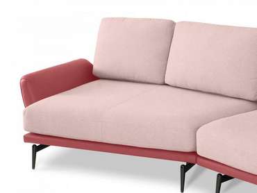 Угловой диван Ispani розового цвета