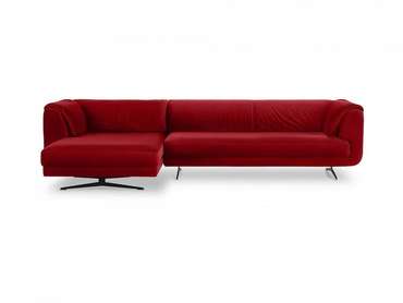 Угловой диван Marsala красного цвета