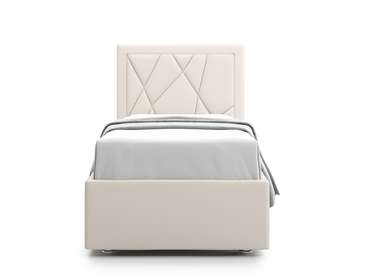 Кровать Premium Milana 3 90х200 светло-бежевого цвета с подъемным механизмом