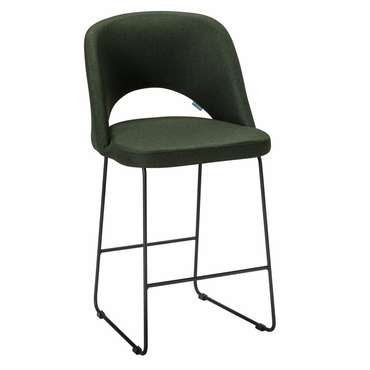 Полубарный стул Lars темно-зеленого цвета