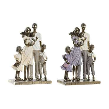Декоративная фигура 17,5 x 8,5 x 26 cm Позолоченный Семья (2 штук)
