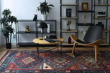 Ковер Antique 80х125 сине-красного цвета