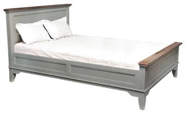 Кровать Директория 160х200 серого цвета
