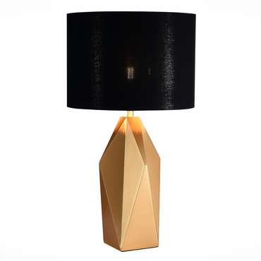 Настольная лампа Marioni черно-золотого цвета