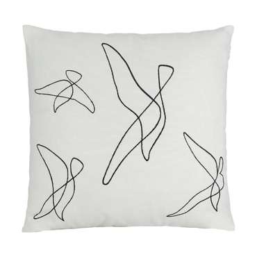 Подушка декоративная Chevery 45х45 белого цвета