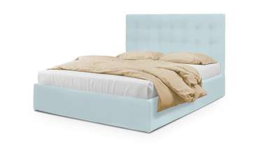 Кровать Адель 160х200 голубого цвета