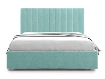 Кровать Premium Mellisa 140х200 бирюзового цвета с подъемным механизмом