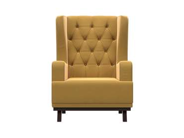 Кресло Джон Люкс желтого цвета