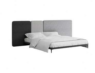 Кровать Licata 200х200 композиция 6 серого цвета