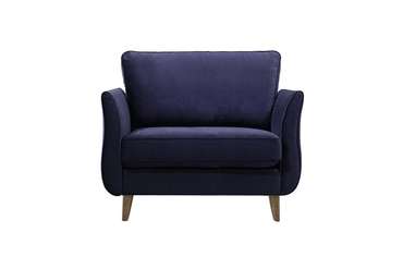 Кресло Коко темно-синего цвета