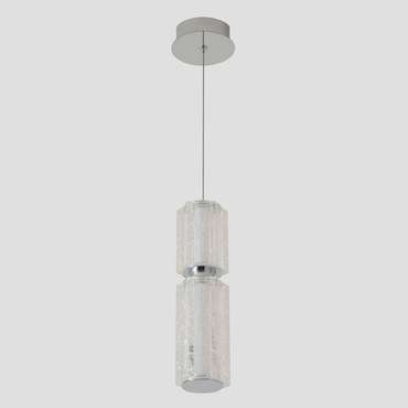 Подвесной светильник ANTIQUE SP23W LED CHROME (стекло, цвет прозрачный)