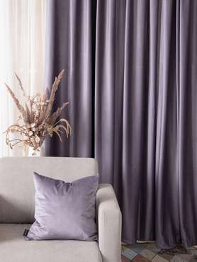 Комплект из двух штор Monaco 170х270 фиолетового цвета