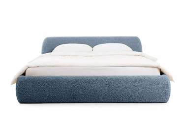 Кровать Sintra 160х200 темно-голубого цвета без подъемного механизма 