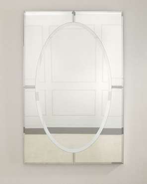 Настенное зеркало Корк 70х109 в зеркальное раме