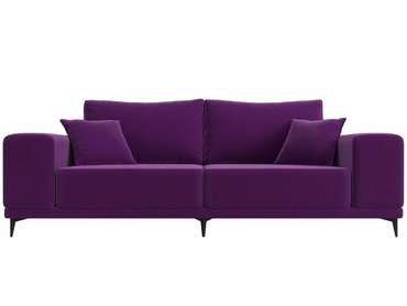 Прямой диван Льюес фиолетового цвета