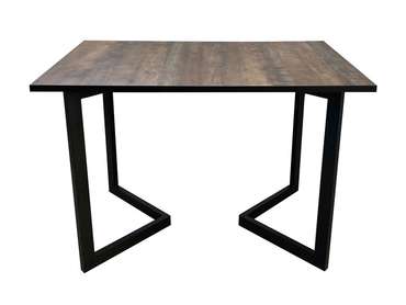 Обеденный стол Саен с коричневой столешницей 