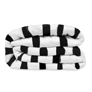 Покрывало Blanc Stripes 260х270 черно-белого цвета