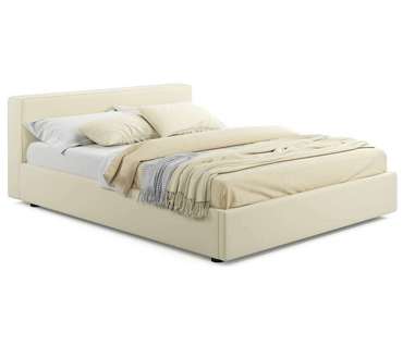 Кровать Skandi 160х200 бежевого цвета с подъемным механизмом