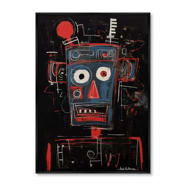 Репродукция картины Robots, the joy of being, No 2, 2024г.