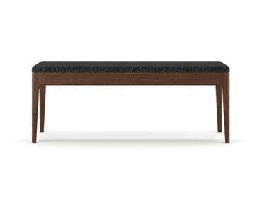 Скамья-банкетка Fargo коричнево-черного цвета 