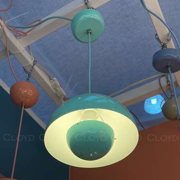 Подвесной светильник Cloyd ERMA-B P1 / ?23 см - мятный