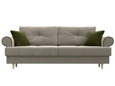 Прямой диван Сплин-кровать бежевого цвета