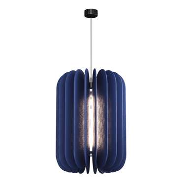 Светильник подвесной ST-Luce Черный/Синий E27 1*60W SENTITO