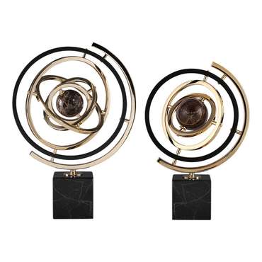 Статуэтка настольная  ArtHomeDecor SATURN 4171 S BLACK & GOLD