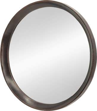 Зеркало настенное в раме коричневого цвета 