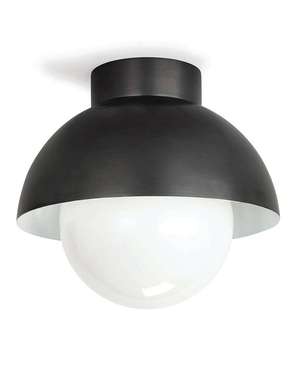 Светильник потолочный Бомон черно-белого цвета